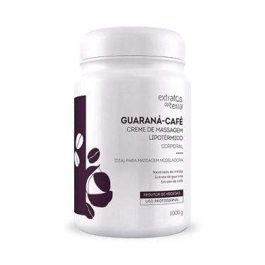 Imagem de Guarana Cafe Creme De Massagem Extratos da Terra 1000g