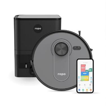 Imagem de Robô Aspirador Ropo Vision Pro Autolimpante, aspira e passa pano, alto