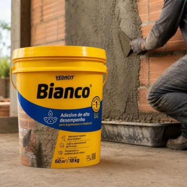 Imagem de BIANCO VEDACIT Aditivo Adesivo Para Chapiscos e Argamassas 18kg