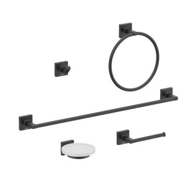 Imagem de Kit de Acessórios 5 Peças Up 60cm x 22cm x 22cm Preto/Matte Black Celi