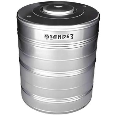 Imagem de Caixa D`Água De Inox 2000 Litros Modelo Ac - Sander Caixa Dagua 2000l Aco Inox Compacta Mod Ac Sander