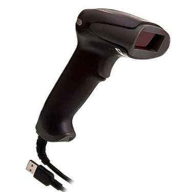 Imagem de Leitor Código De Barras Fio Usb Bar Code Scanner 1d Preto - Knup