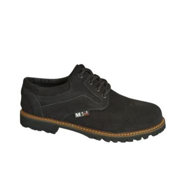 Imagem de Sapato Max-shoes 12 Cavaleiro De Camurça Masculino (61066), Preto, 41