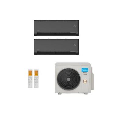 Imagem de Ar-Condicionado Multi Split Inverter Midea 18.000 (1x Evap HW 9.000 + 1x Evap HW 18.000) Quente/Frio 220V