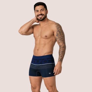 Imagem de Sunga Mash Boxer Masculina Adulto Estampada Para Praia Piscina Natação