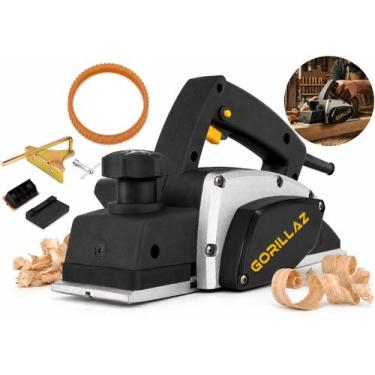 Imagem de Plaina Elétrica Manual Profissional 780w 16500rpm Preto 220v - Gorilla