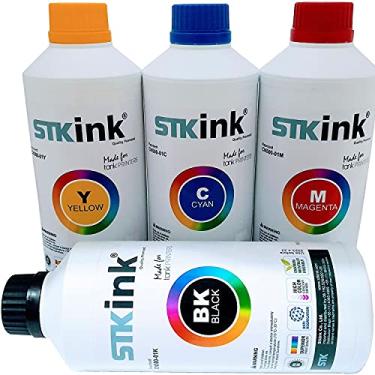 Imagem de Tinta Stk Gl16 Maxify Gx6010 Gx7010 Gi16 P/Canon Tank 500ml Bk 3x250ml Cor