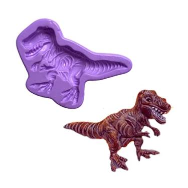 Imagem de Confeitaria dos moldes, F718 MOLDE DE SILICONE DINOSSAURO T-REX CONFEITARIA ARTESANATO