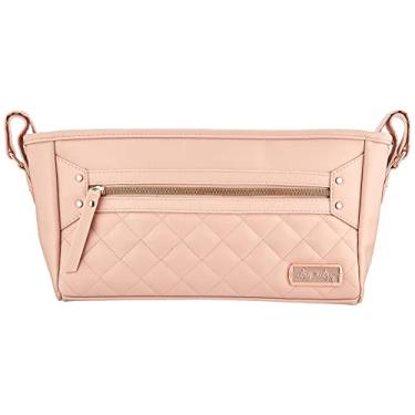 Imagem de Itzy Ritzy – Organizador de carrinho de bebê com dois bolsos embutidos, bolso frontal com zíper e alças ajustáveis para caber em praticamente qualquer carrinho de bebê, blush