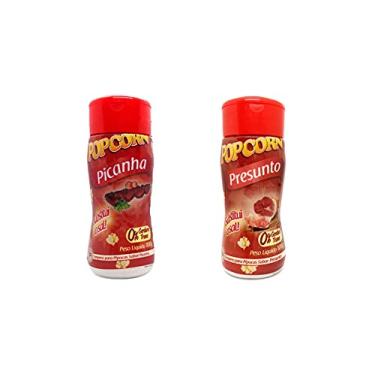 Imagem de Temperos P/ Pipoca Popcorn Cx 12 Frascos. 6 Picanha - 6 Presunto