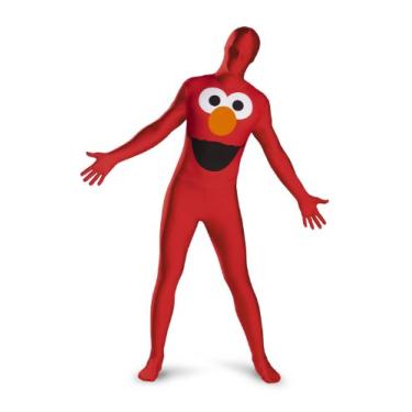 Imagem de Disguise Body masculino de Elmo da Vila Sésamo, Vermelho/branco/preto, XX-Large/50-52