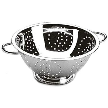 Imagem de Escorredor de Massa, 24 cm, Aço Inox, Gedex ECO-449, Prata