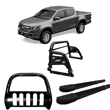 Imagem de Kit Quebra Mato +Santo AnH3+Estr Quadr-S10 12/2020 C/D PRETO