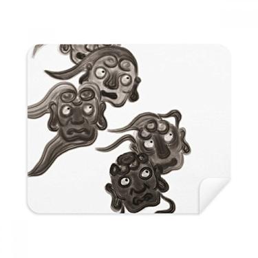 Imagem de Pano de limpeza chinês estilo cinco Goblins monstro limpador de tela 2 peças tecido de camurça