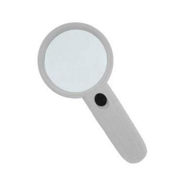 Imagem de Lupa 3x 70 mm com 2 LEDs - 3160