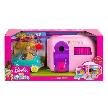 Imagem de Boneca Barbie e Veículo - Trailer da Chelsea - Mattel