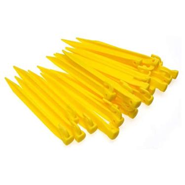 Imagem de Marcador visual para tenda durável com gancho de plástico e gancho de estaca de 23 cm da Auto-Plaza