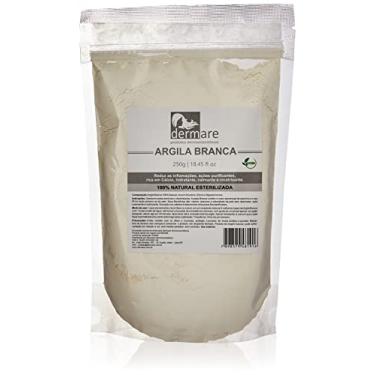 Imagem de Dermare Argila Branca Clareadora 250g – Peles Sensíveis e Desidratadas | Uso Facial, Corporal e Capilar