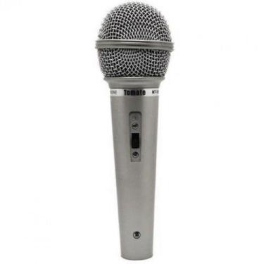 Imagem de Microfone Profissional Com Fio Dinamico Karaoke Estudio - Tomate