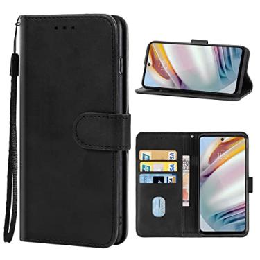 Imagem de YUNCHAO Caixa de telefone Para Motorola Moto G60 / G40 Fusion Leather Phone capa para celular