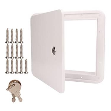 Imagem de Cabo de alimentação escotilha quadrado cabo de alimentação escotilha elétrica porta de acesso para RV barco trailer trailer motorhome