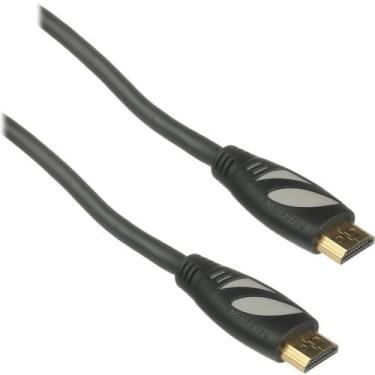 Imagem de Cabo Ethernet de alta velocidade Pearstone série padrão HDMI para HDMI - preto, 38 cm