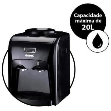 Imagem de Bebedouro Refrigerado Filtro Água Garrafão Galão 20 Litros Gelada Bivo