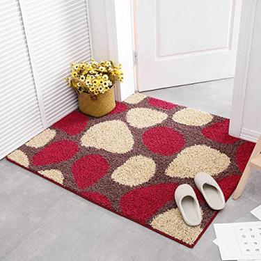 Imagem de Tapete de porta de entrada, vários padrões tapete de porta super macio antiderrapante absorção de água para sala de estar quarto estudo banheiro varanda quarto infantil tapete de cabeceira, B, 100 * 100 cm