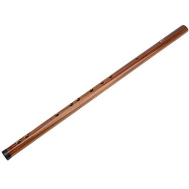 Imagem de Flauta de bambu amargo, flauta com bolsa de veludo, instrumento musical de sopro de madeira refinado profissional (chave C)