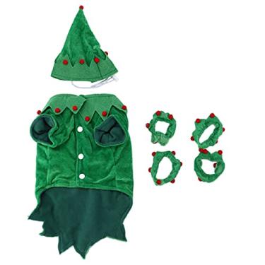 Imagem de Roupas para animais de estimação, roupas confortáveis ​​e macias Cosplay, fantasias engraçadas de Natal para animais de estimação para cães para gatos(S)