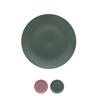 Imagem de Prato de Sobremesa em Cerâmica Lanche Bolo Mesa Posta Color Home 21cm Avulso