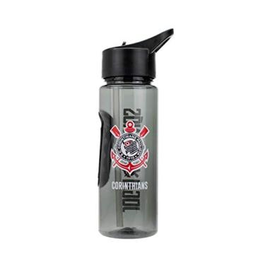 Imagem de Garrafa Plástico Canudo 700ml - Corinthians