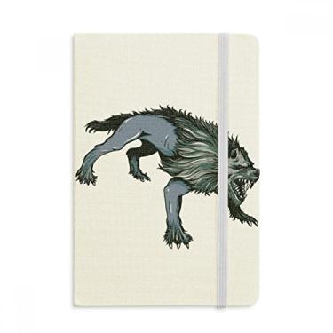 Imagem de Caderno de arte de animal Scared Cheetah oficial de tecido rígido diário clássico