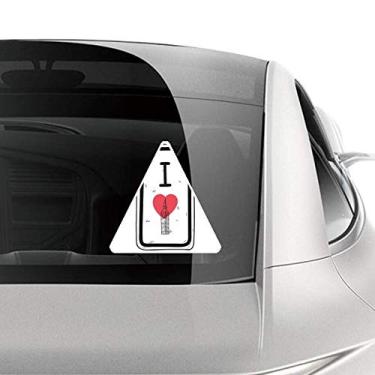 Imagem de DIYthinker Adesivo de carro com estampa de palavras I Love London
