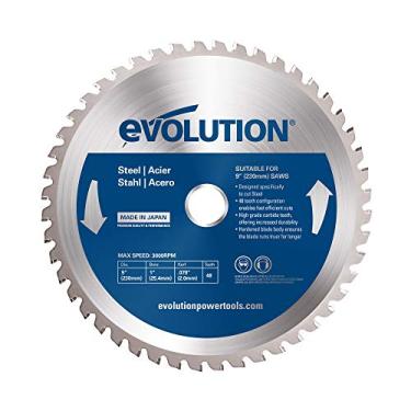 Imagem de Evolution Lâmina de serra de corte de aço 9'' BLADEST da Power Tools, 23 cm x 48 dentes