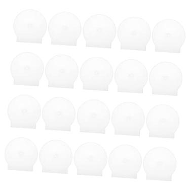 Imagem de Veemoon 40 Unidades Porta Cd Caixas De Dvd Porta-jóias De Cd Caso De Cd Dvd Caixa De Dvd Transparente Caixa De Cd Concha Capas De Dvd Garra Plástico Caixa Transparente Viagem Branco