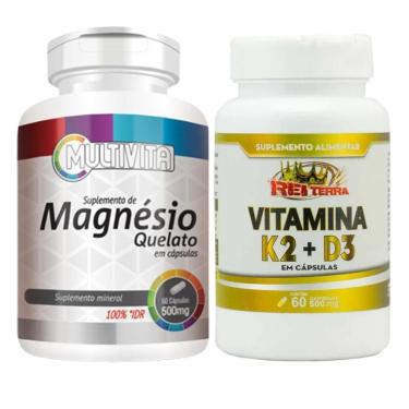 Imagem de Mio Inositol 60 Cápsulas + Vitamina K2 + D3 60 Cápsulas 500mg-Unissex