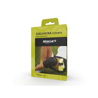 Imagem de Mercur Joelheira Elástica Preta Tamanho G