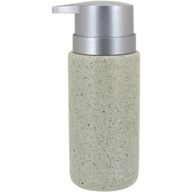 Imagem de CLÁSSICO PORTA SABONETE LIQUIDO 16x8x6cm 260ml CERÂMICA BEGE