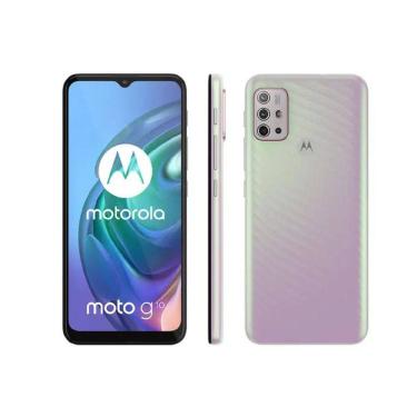 Imagem de Usado: Motorola Moto G10 64GB Branco Floral Muito Bom - Trocafone