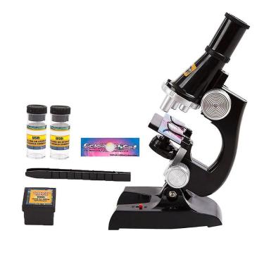 Imagem de Conjunto de microscópio infantil e ferramentas da biblioteca