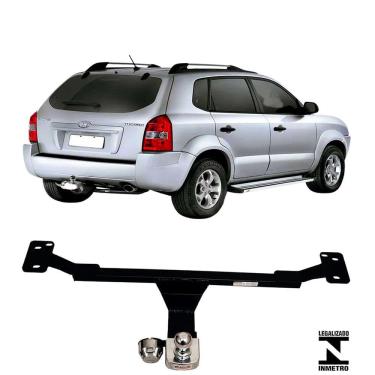 Imagem de Engate Reboque Rabicho Fixo Tucson 2006 a 2016 600Kg