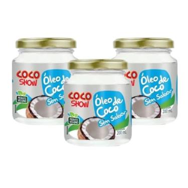 Imagem de Kit 3 Copra Coco Show Óleo De Coco Sem Sabor 200ml