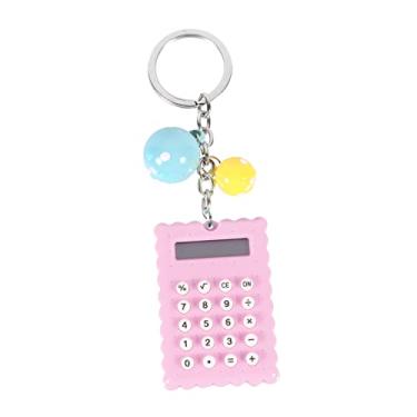 Imagem de NOLITOY 2 Unidades Calculadora De Bolso Calculadora Para Crianças Mini Biscoitos Calculadora Infantil Chaveiro Para Crianças Portátil Pequena Aço Inoxidável Embalagem De Presente Viagem