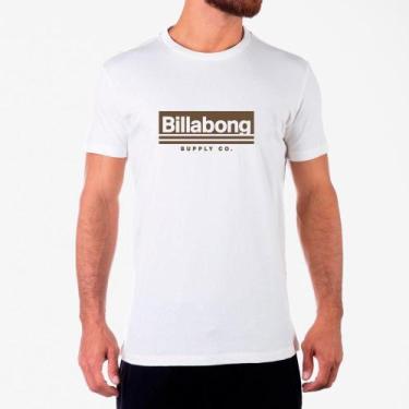 Imagem de Camiseta Billabong Walled Iv Plus Size Masculina Off White
