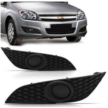Imagem de Par Grade Moldura Farol Milha Vectra 2009/2013 S/Furo