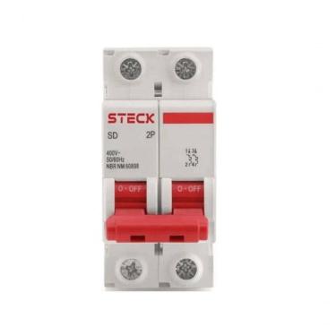 Imagem de Disjuntor Din 2p 40a 3ka 230v Ca Curva C Steck