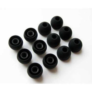 Imagem de Fones de ouvido intra-auriculares de substituição macios grandes (preto) compatíveis com AKG da Harman: K324P, K321, K328, K330, K340, K374, K375, K390 e K391 NC