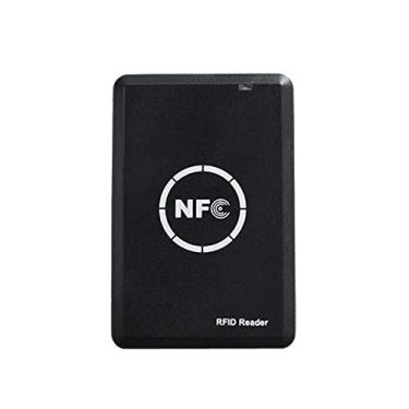 Imagem de BSTUOKEY Leitor de cartão M1 de 13,56 MHz, gravador de leitor de cartão inteligente NFC (gravador NFC)