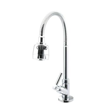 Imagem de Torneira Gourmet Para Pia Cozinha Mesa Bancada Abs 2 Jatos Dazie Metais